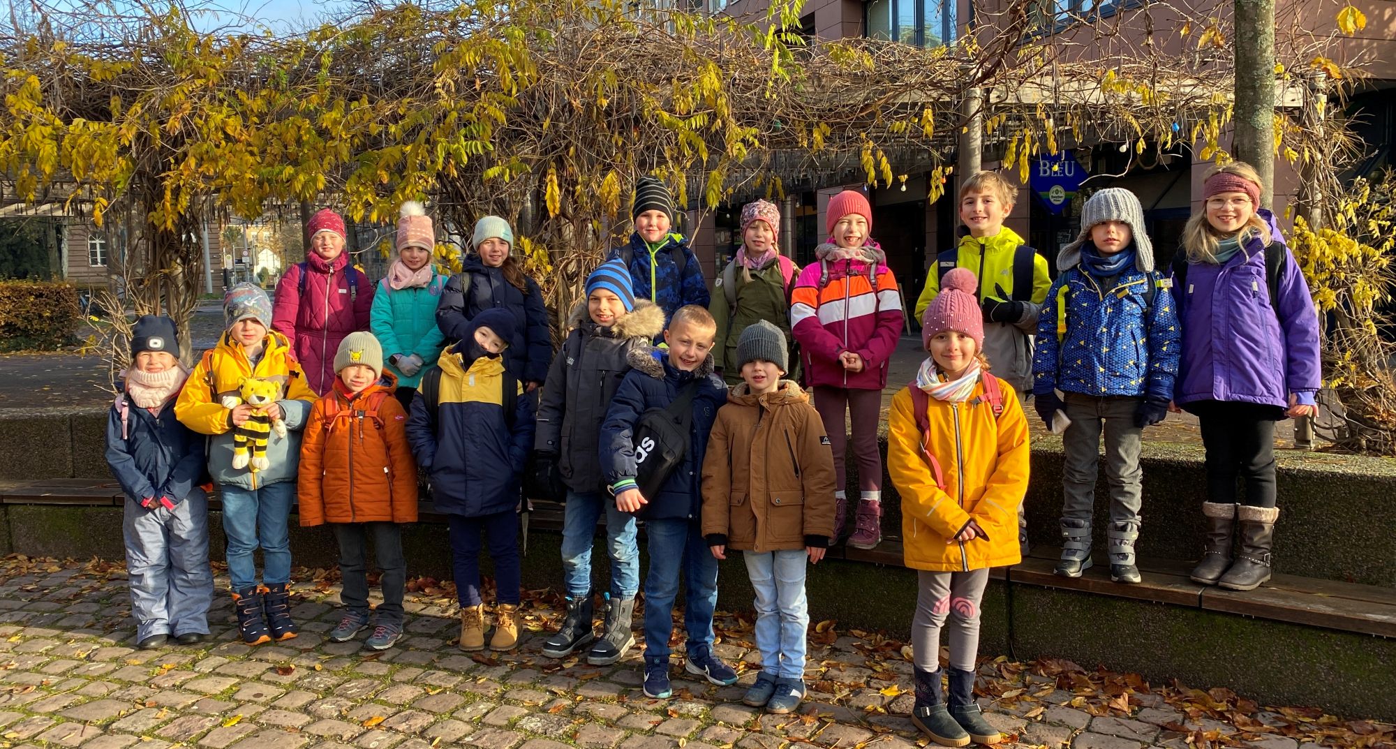 Die Tiger der Klasse 2a beim kleinen Gespenst
